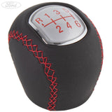GEAR CHANGE LEVER KNOB RED ST TDCI 6-SPEED MANUAL MMT6