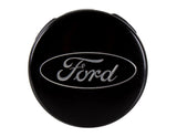 MUSTANG FOCUS EDGE FIESTA SINGLE 54MM CENTRE CAP WHEEL BLACK WITH OVAL LOGO 2015-2024