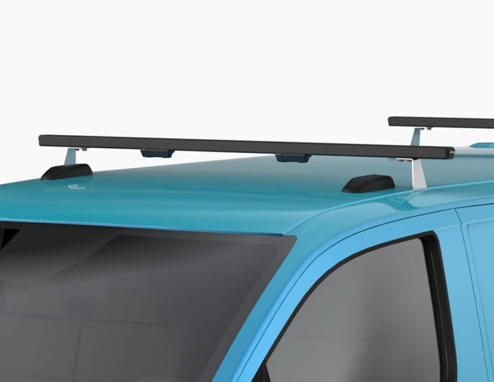 FORD TOURNEO/TRANSIT CUSTOM Q-TOP® (Q-TECH)* ROOF BASE CARRIER WITH SET OF 3 ROOF CROSSBARS