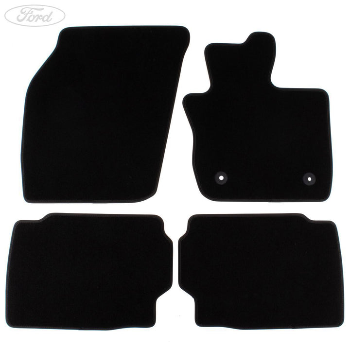 MONDEO FRONT & REAR CONTOURED FLOOR MATS VELOUR 2017-