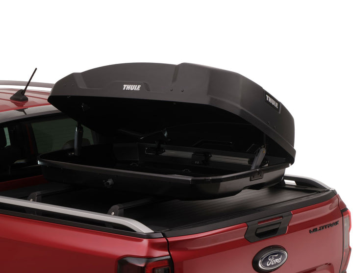 THULE®* 300L ROOF BOX FORCE XT S, BLACK MATTE MOUNTS TO POWERCLICK QUICK- MOUNT SYSTEM