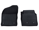 TRANSIT CONNECT RUBBER FLOOR MATS TRAY STYLE WITH RAISED EDGES, FRONT, BLACK, 2018 ONWARD