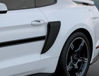 MUSTANG 03/2018-03/2023 BODY SIDE SCOOP KIT MATTE BLACK
