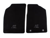 KA 09/2008-05/2016 VELOUR FLOOR MATS FRONT,BLACK
