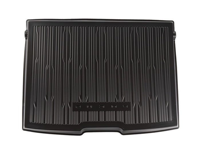FOCUS ST REAR BLACK RUBBER BOOT LINER LOAD MAT WITH FOCUS LOGO 5 DOOR ONLY 2018 - ONWARDS