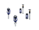 FOCUS COILOVER SUSPENSION KIT STAINLESS STEEL WITH POWDER COATED SPRINGS IN FORD PERFORMANCE BLUE