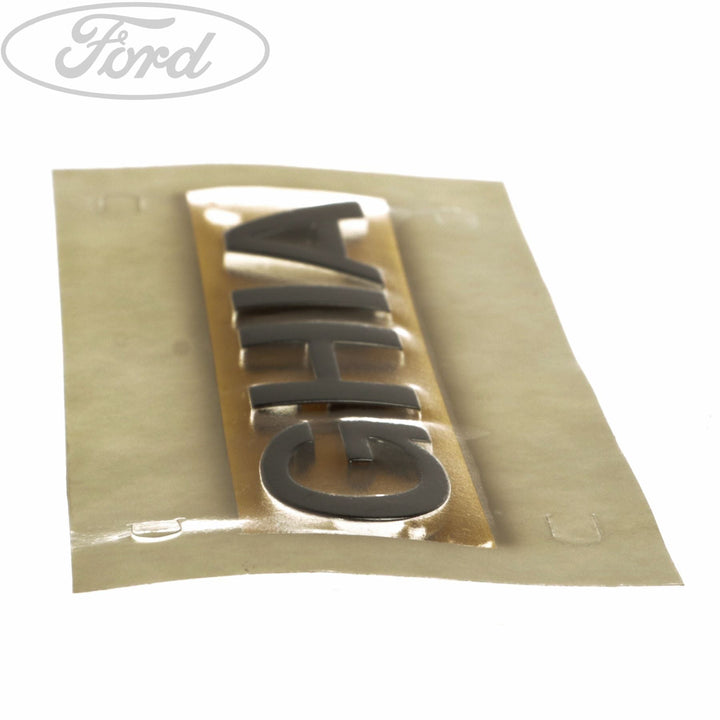 GHIA TAILGATE NAME PLATE BADGE EMBLEM