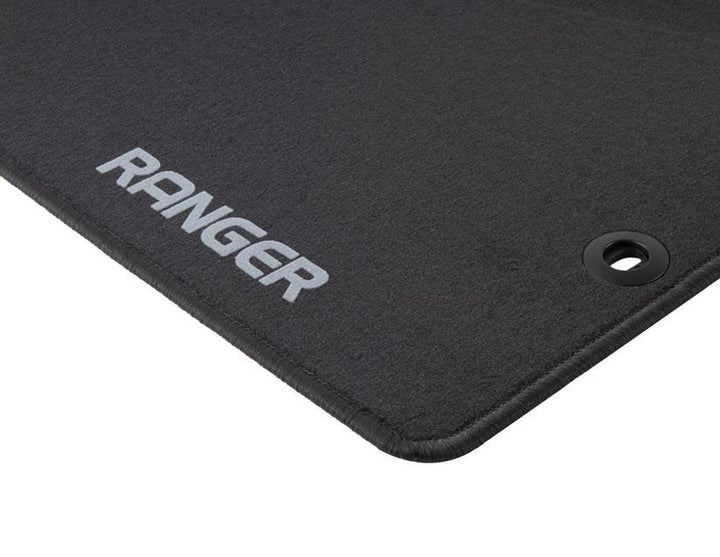 RANGER 01/2006-12/2011 VELOUR FLOOR MATS FRONT,BLACK