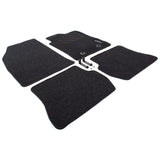 FIESTA FRONT & REAR CARPET FLOOR MATS CONTOURED SET SATIN BLACK AUTOMATIC 2002-2008