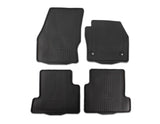 KUGA SET OF FRONT AND REAR RUBBER FLOOR MATS, BLACK WITH KUGA LOGO, 2012-2016