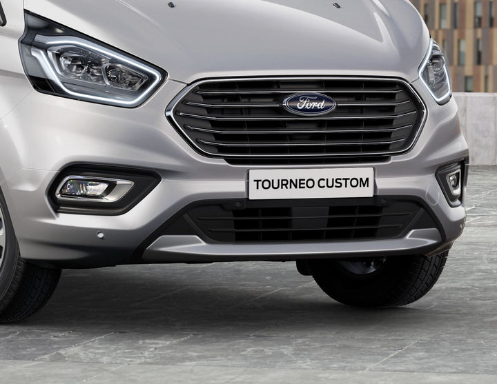 TRANSIT/TOURNEO CUSTOM FRONT SPOILER KIT,PAINTED IN SILVER