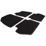 ECOSPORT FROM 01/2017 VELOUR FLOOR MATS FRONT AND REAR,BLACK
