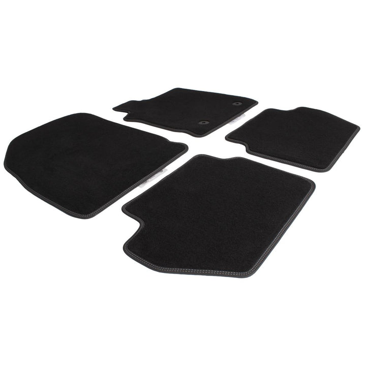 ECOSPORT FROM 01/2017 VELOUR FLOOR MATS FRONT AND REAR,BLACK