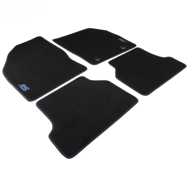 FOCUS RS FRONT & REAR FLOOR MATS KIT VELOUR 2010-2011