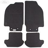KA FRONT & REAR CARPET CAR FLOOR MATS BLACK 2003-2008