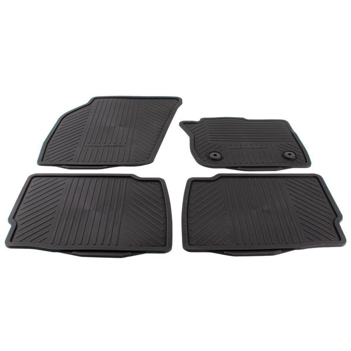 MONDEO FRONT & REAR CONTOUR RUBBER CAR FLOOR MATS 2015-