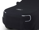 RANGER SAFAR* PREMIUM PROTECTIVE COVER BLACK WITH WHITE FORD OVAL AND RANGER LOGO