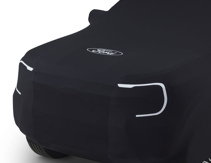 RANGER SAFAR* PREMIUM PROTECTIVE COVER BLACK WITH WHITE FORD OVAL AND RANGER LOGO