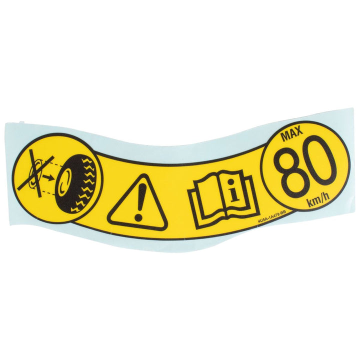 TIRE PRESSURE INSTRUCTION DECAL