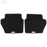 FIESTA ST REAR CONTOUR FLOOR MATS VELOUR 2012-2019