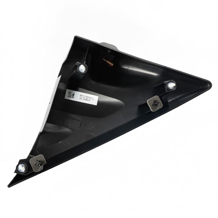 TRANSIT O/S DRIVERS SIDE OUTER MIRROR TRIANGLE TRIM BLACK 2024-ONWARDS