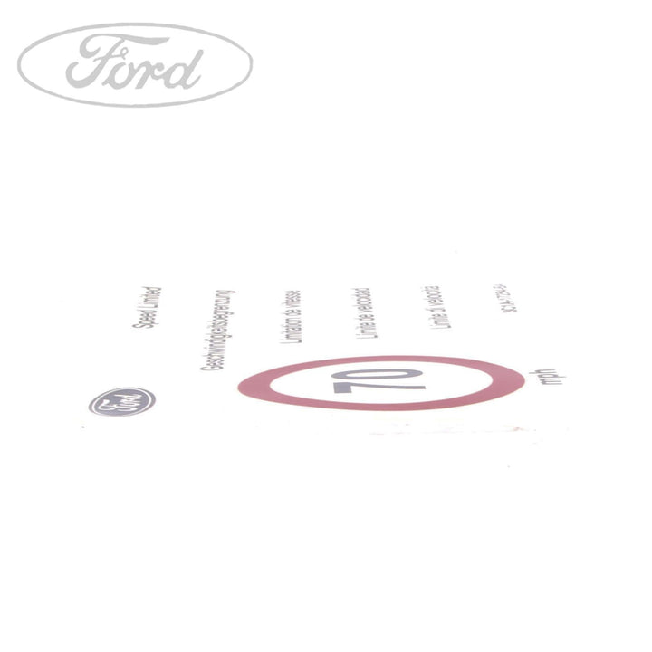 TRANSIT TRANSIT SPEED LIMITER DECAL