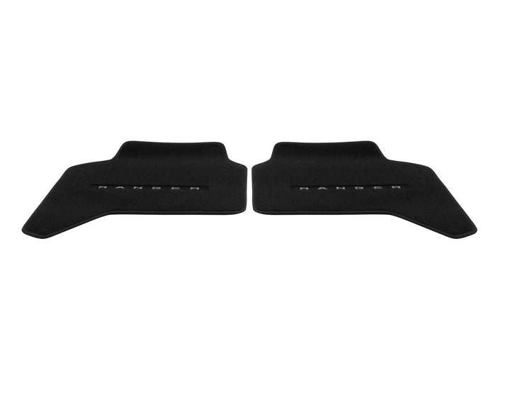RANGER 01/2012-01/2019 VELOUR FLOOR MATS REAR,BLACK