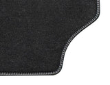 TRANSIT CUSTOM 01/2012-09/2023 CARPET FLOOR MATS REAR,BLACK