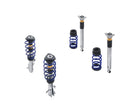 FIESTA® COILOVER SUSPENSION KIT STAINLESS STEEL WITH POWDER COATED SPRINGS IN ULTRAMARINE BLUE