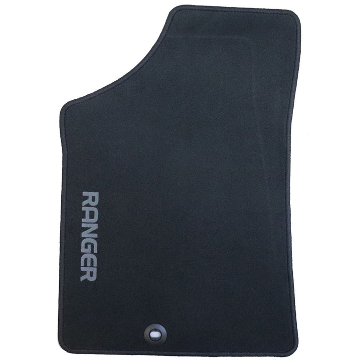 RANGER 01/2006-12/2011 VELOUR FLOOR MATS FRONT,BLACK