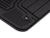 ECOSPORT RUBBER FLOOR MATS FRONT, BLACK WITH ECOSPORT LOGO, 2013-2017