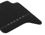 RANGER FROM 06/2022 CARPET FLOOR MATS FRONT AND REAR,BLACK