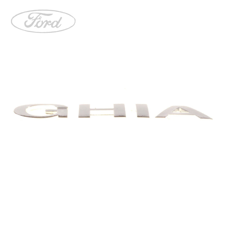 REAR TAILGATE MOUNTED GHIA NAME PLATE BADGE EMBLEM