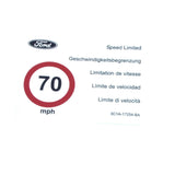 TRANSIT TRANSIT SPEED LIMITER DECAL