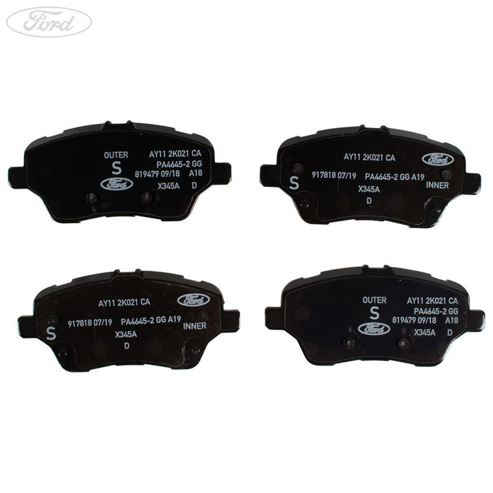 B-MAX TRANSIT COURIER FIESTA FRONT BRAKE PAD SET