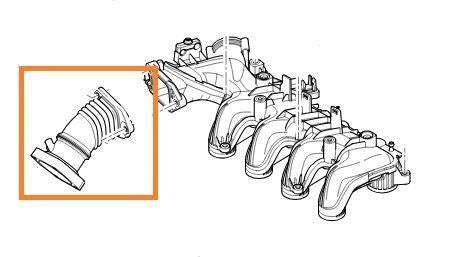 FOCUS 1.6 DIESEL INLET MANIFOLD HOSE