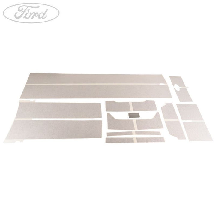 FIESTA MK6 FUSION RACING STRIPES DECAL BLUE