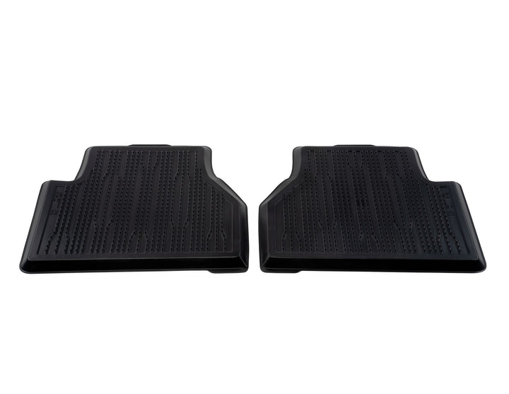 RUBBER FLOOR MATS REAR, BLACK