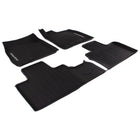 MUSTANG MACH-E FRONT & REAR RUBBER FLOOR MAT BLACK WITH LOGO 2020 - ONWARDS