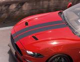 MUSTANG RACING STRIPES WITH FITTING  12/2017