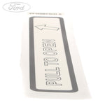 TRANSIT TRANSIT PULL TO OPEN INSTRUCTION DECAL