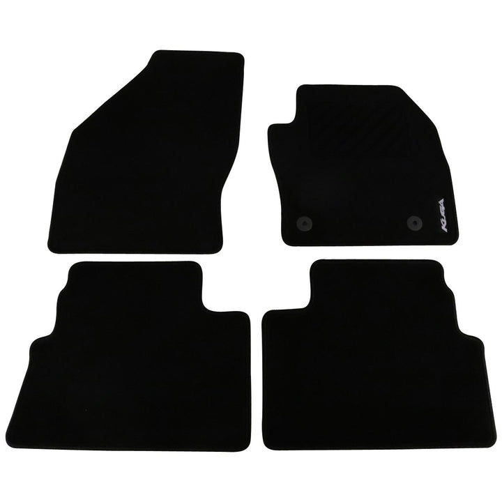 KUGA 01/2008-10/2012 CARPET FLOOR MATS FRONT AND REAR,BLACK