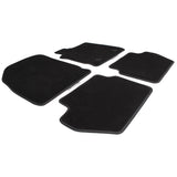 ECOSPORT FROM 01/2017 VELOUR FLOOR MATS FRONT AND REAR,BLACK