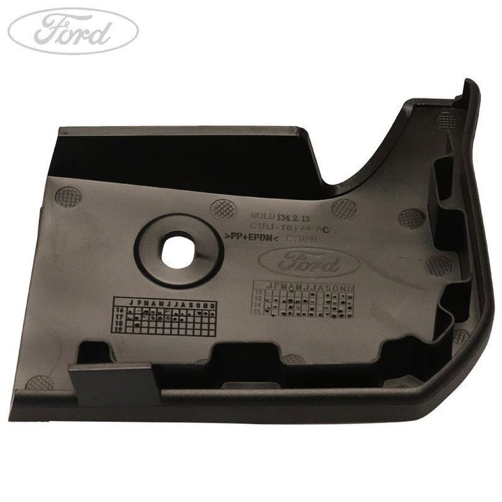 Fiesta 3-Door O/S Side Skirt End Cap Black Grained 2012-2019
