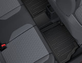 TRANSIT/TOURNEO COURIER RUBBER FLOOR MATS REAR,BLACK