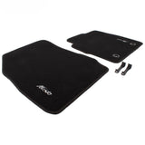 FIESTA VELOUR FLOOR MATS FRONT, BLACK 07/2008-02/2011