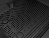 RANGER FROM 06/2022 RUBBER FLOOR MATS FRONT AND REAR,BLACK