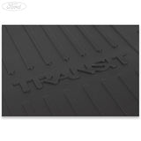 TRANSIT CUSTOM & TRANSIT RUBBER FLOOR MATS FRONT, BLACK, MANUAL TRANSMISSION ONLY