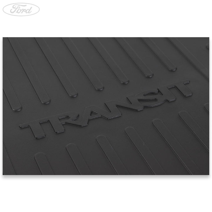 TRANSIT CUSTOM & TRANSIT RUBBER FLOOR MATS FRONT, BLACK, MANUAL TRANSMISSION ONLY
