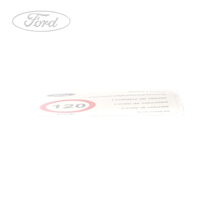 TRANSIT TRANSIT SPEED LIMITER DECAL